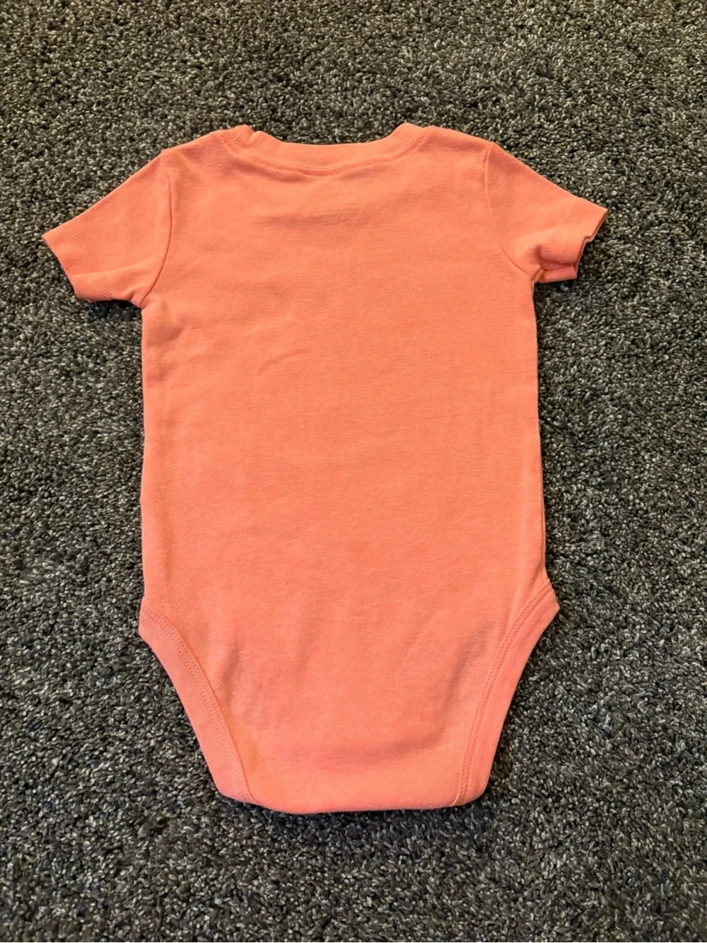Carter's Coral Shark & White Car Print Baby One-Pieces